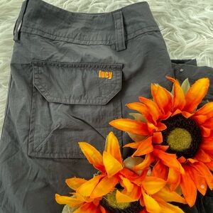 LUCY lightweight hiking athletic CARGO  crop pants